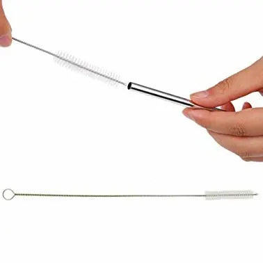 Pack of 4 Reusable Stainless Steel Metal Straws
