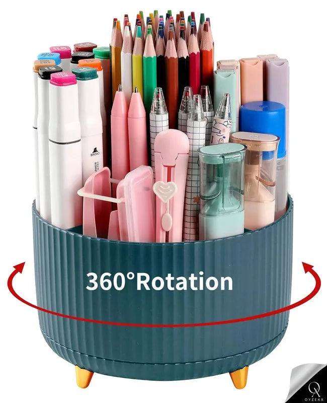 360 Degree Rotating Pen Pencil Holder for Desk