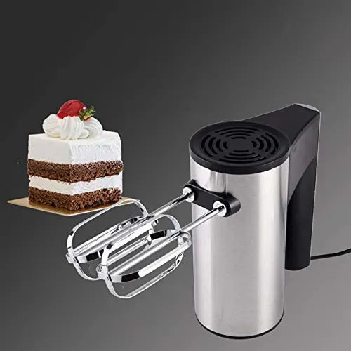 500-Watt Hand Mixer Beater Blender Electric Cream Maker for Cakes