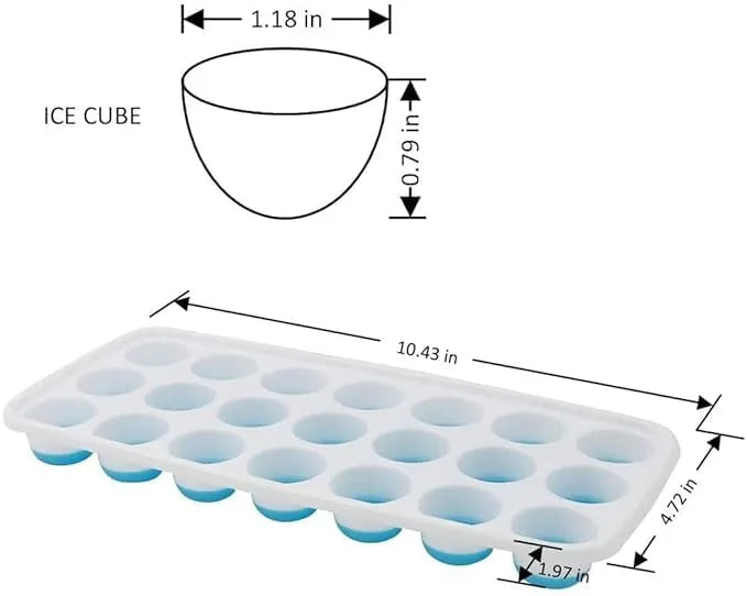 Ice Cube Trays Silicone Molds
