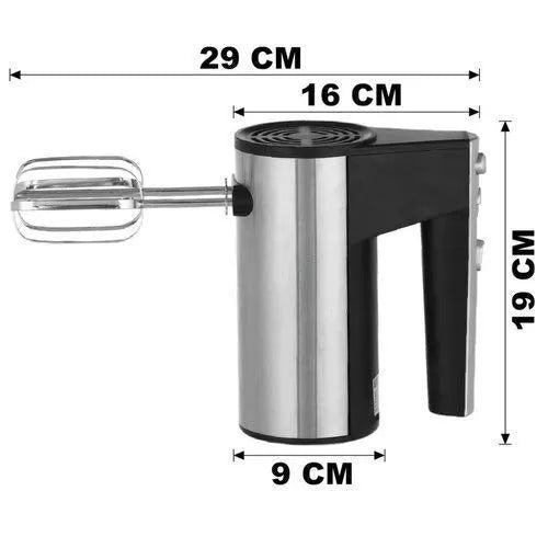 500-Watt Hand Mixer Beater Blender Electric Cream Maker for Cakes