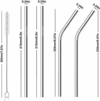 Reusable Food Grade Stainless Steel Metal Drinking Straws