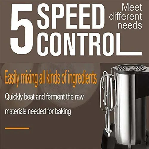 500-Watt Hand Mixer Beater Blender Electric Cream Maker for Cakes