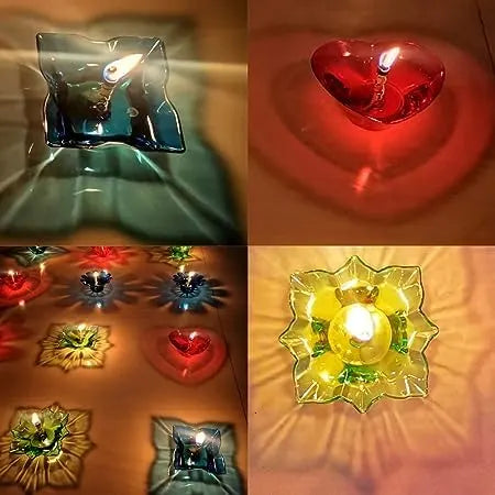 3D Reflection Diya for Diwali Decor