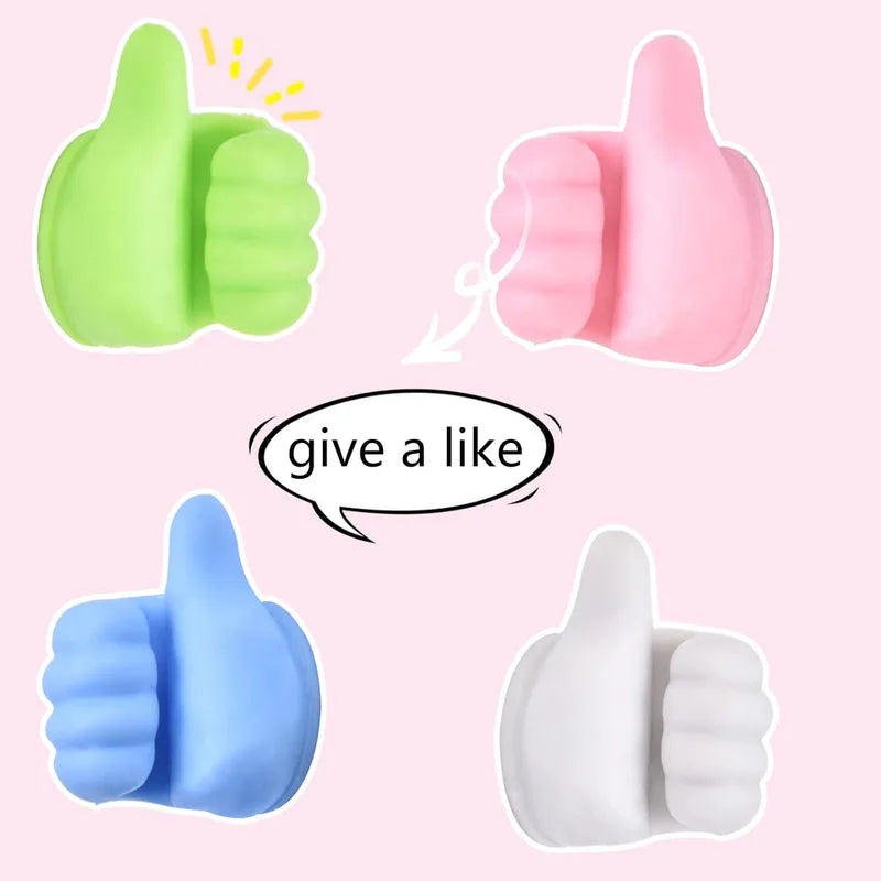 Self Adhesive Thumb Wall Hooks for Hanging Cable
