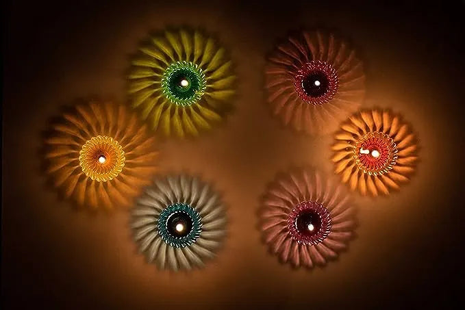3D Reflection Diya for Diwali Decor