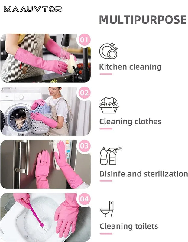 Dishwashing Cleaning Gloves Waterproof