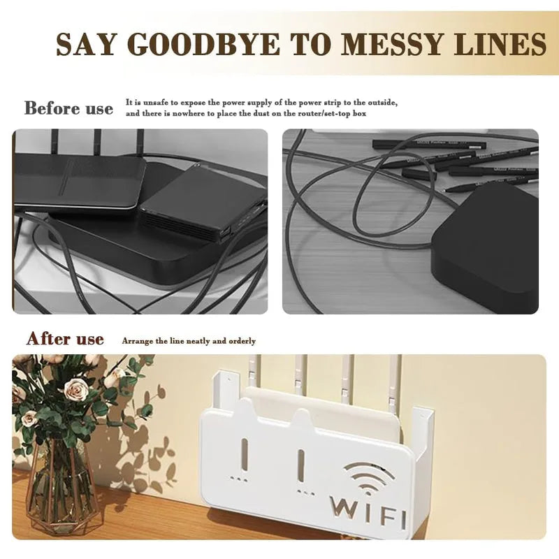 WiFi Router Shelf Storage Box