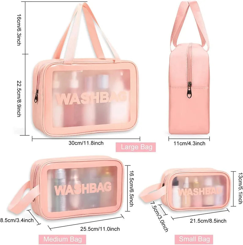 Wash Bag Pouch for Travel Kit Toiletry Bag Cosmetic Bag