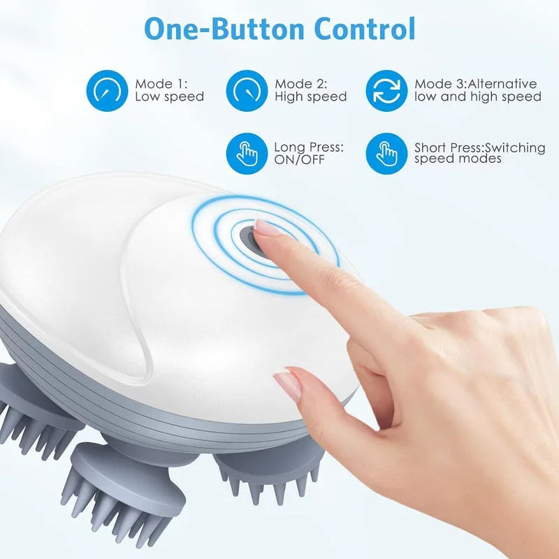Gifts for Men Women Electric Scalp Massager, Hair Kneading Massager