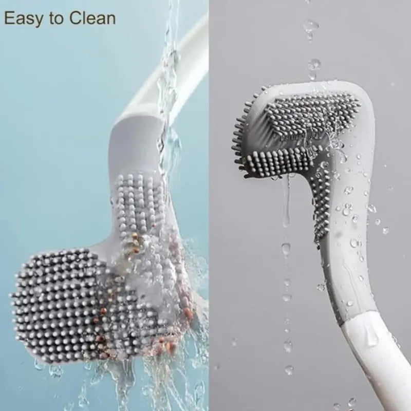 Silicon Toilet Brush with Slim