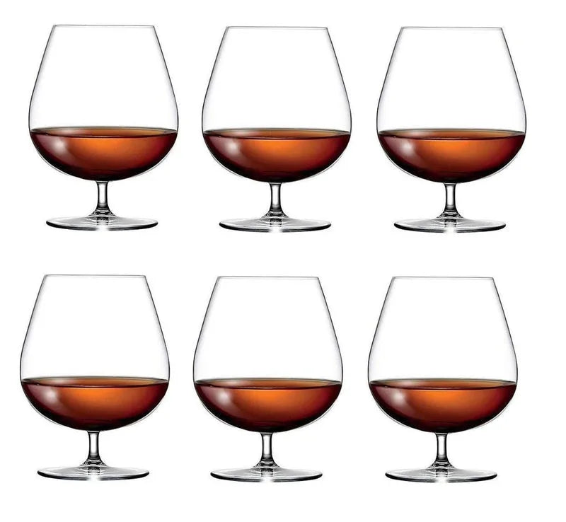 Italian Premium Classic Crystal Brandy Glass Set