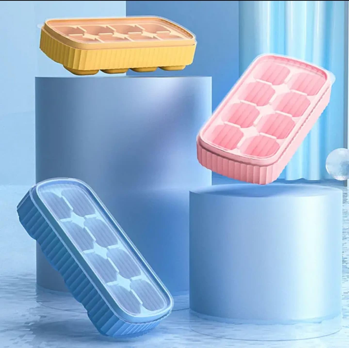 Ice Cube Trays Silicone Ice Cube Molds