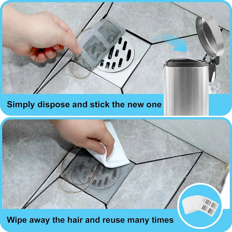 Disposable Shower Drain Hair Catcher