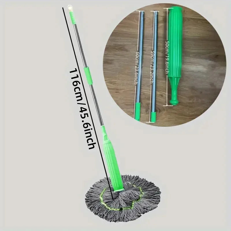 2 in 1 Dehydrated Floor Cleaning Mop Self-Wringing 360 Rotatable
