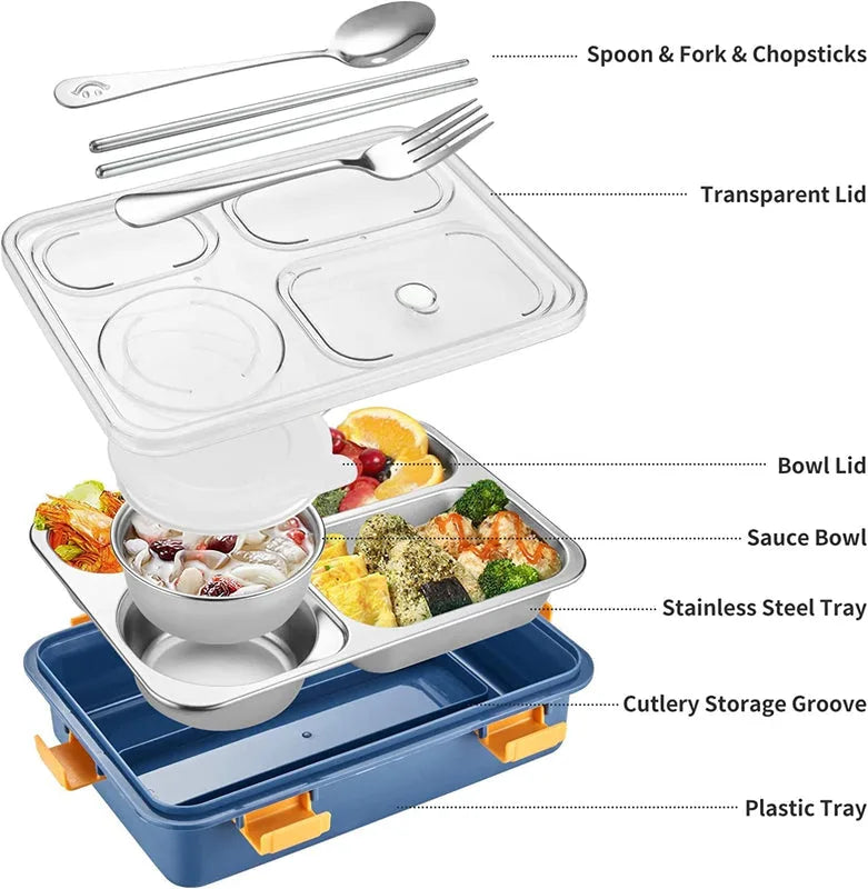 Lunch Box Sealed Leakage Proof