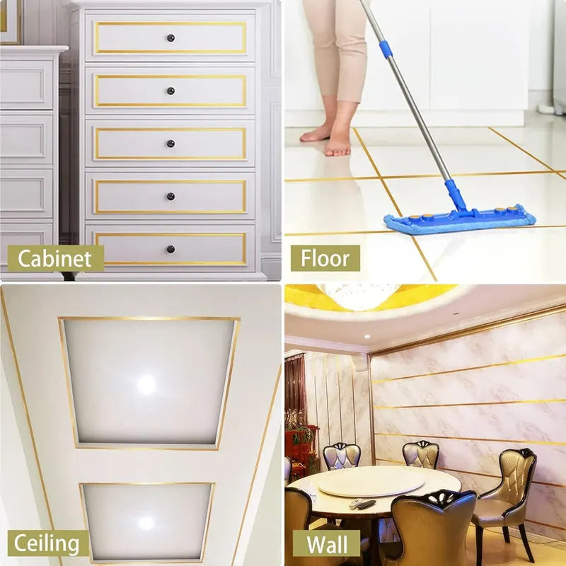 Tile stickers for flooring, tiles gap tape waterproof filling sticker