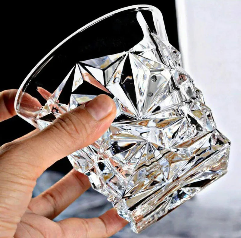 6 PCS SET Premium Crystal Whiskey Glasses