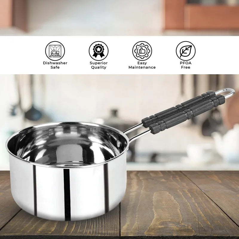 Heavy Stainless Steel Combo Milk Pan/Sauce Pan/Tea PAN