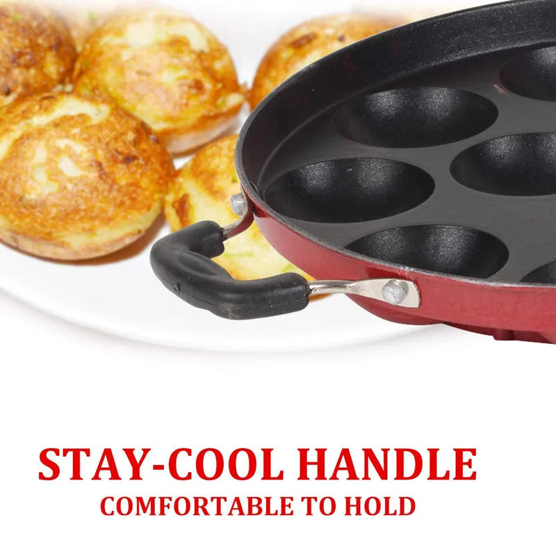 12 Cavities Non Stick Appam Patra Maker