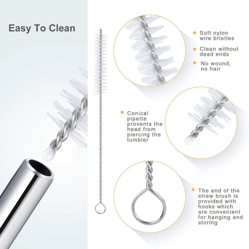 Reusable Stainless Steel Drinking Straws