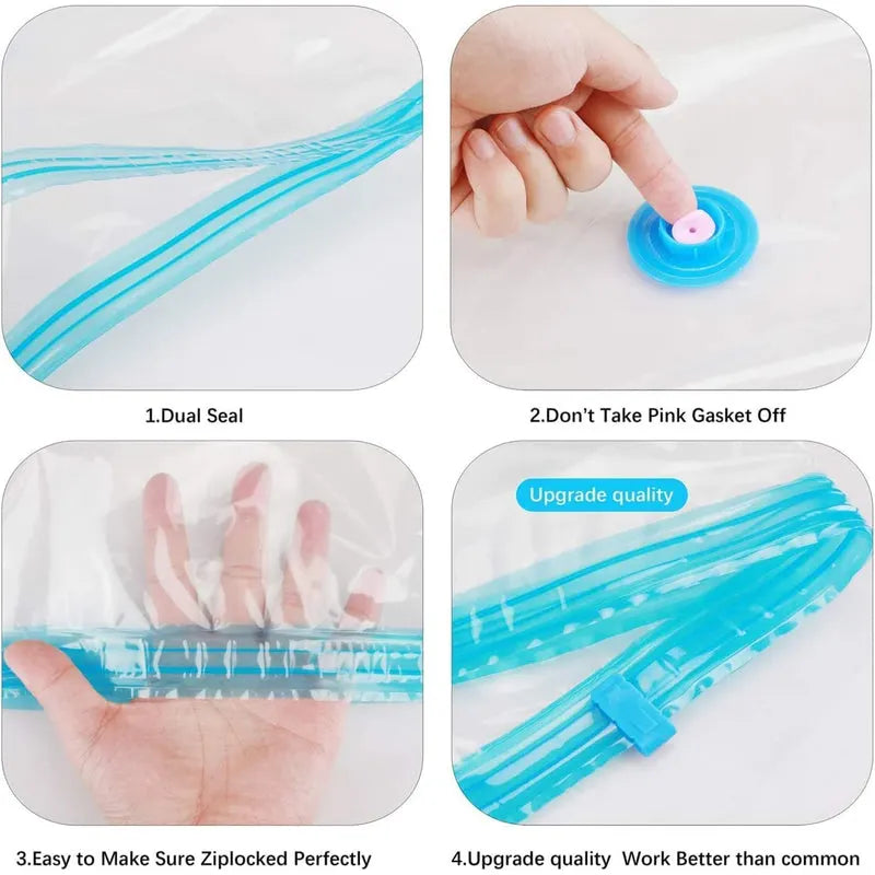 Vacuum Packing Bags Storage Ziplock Travel Bag