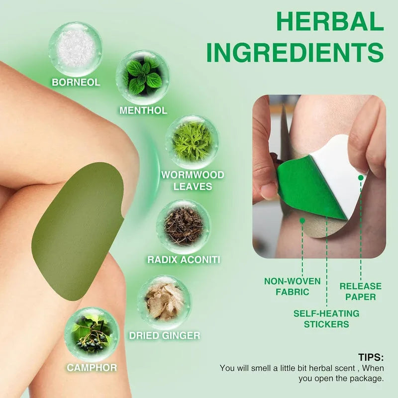 Herbal Knee Pain Relief Patches Arthritis Inflammation Patch Sticker