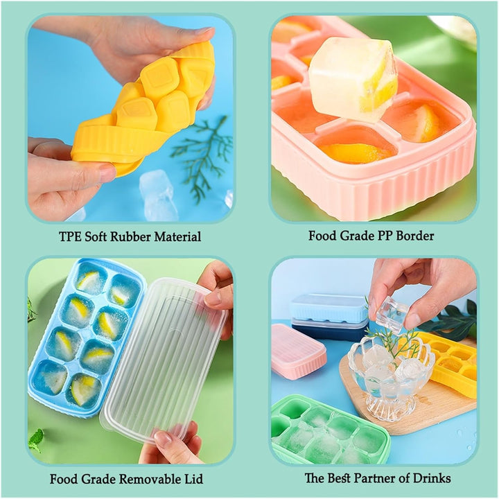 Ice Cube Trays Silicone Ice Cube Molds