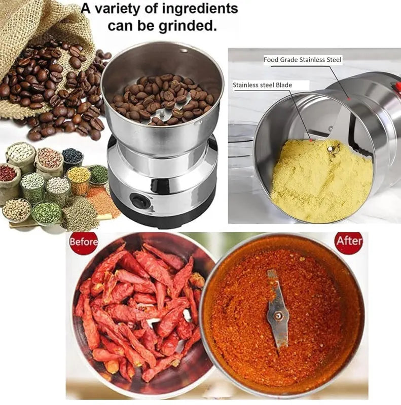 Nima Stainless Steel Electric Grinder & Coffee Maker