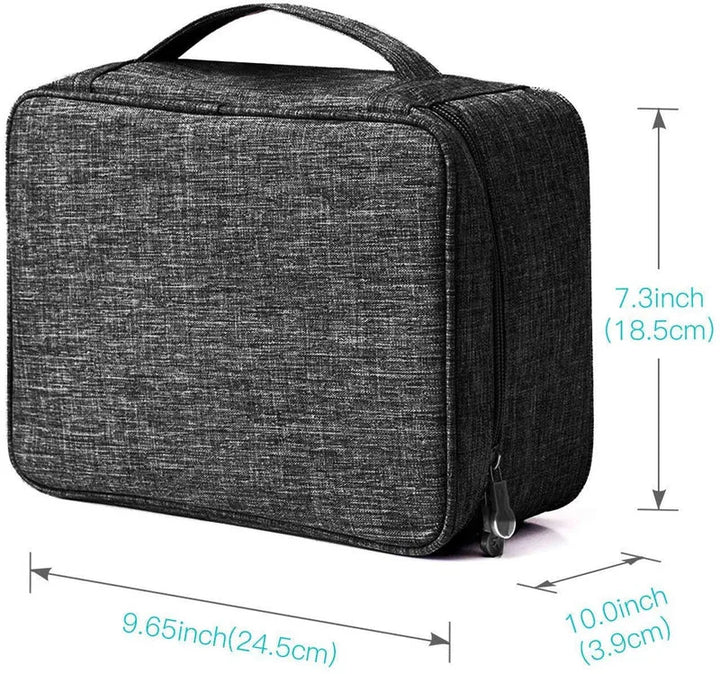 Gadget Organizer Electronics Accessories Organizer Bag(black)