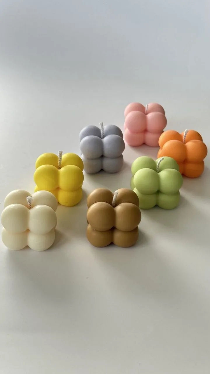 Bubble Cube Candle