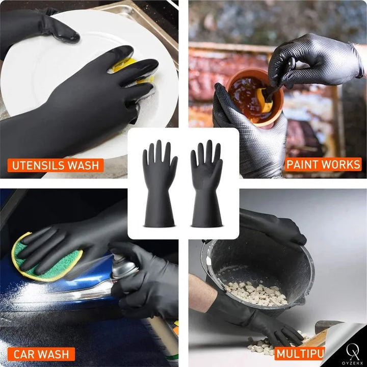 Rubber Cleaning Gloves