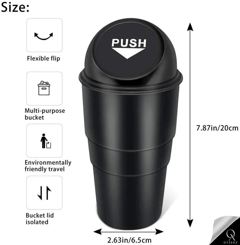 Mini Car Dustbin Trash Bin
