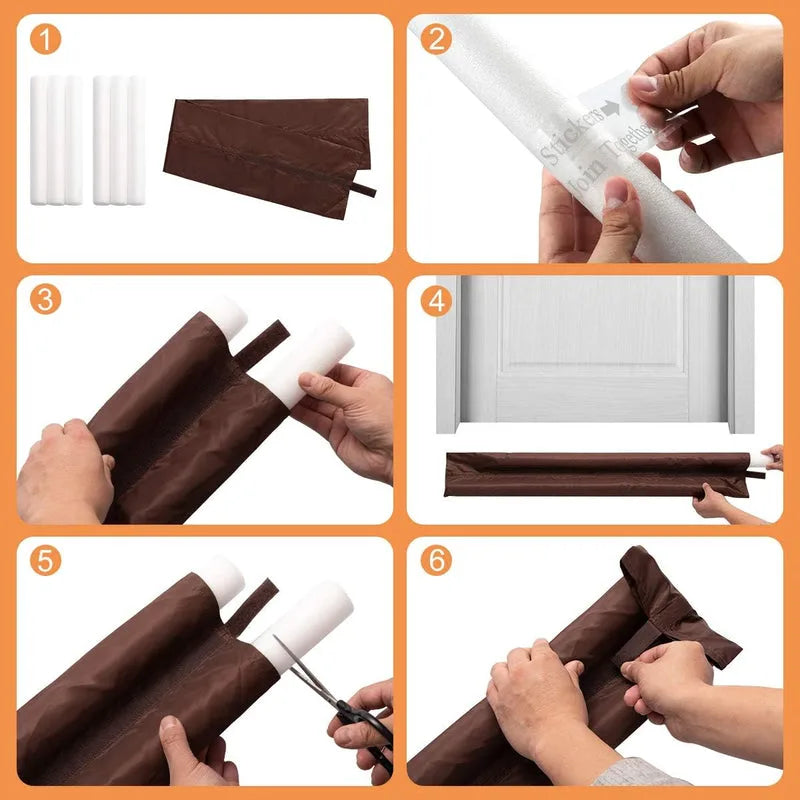 Door Guard (39 Inches) Gap Filler for Door Bottom Seal Strip