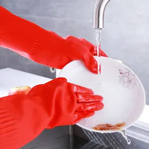 Dishwashing Gloves, Reusable Kitchen,Household and Industrial Cleaning Gloves