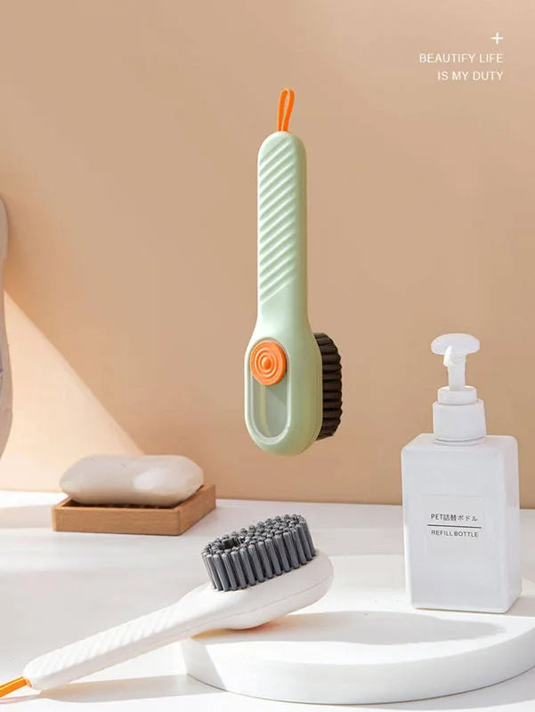 Multifunctional Shoe Brush with Liquid Box
