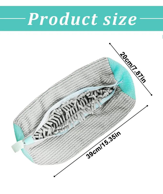 Shoe washing machine bag