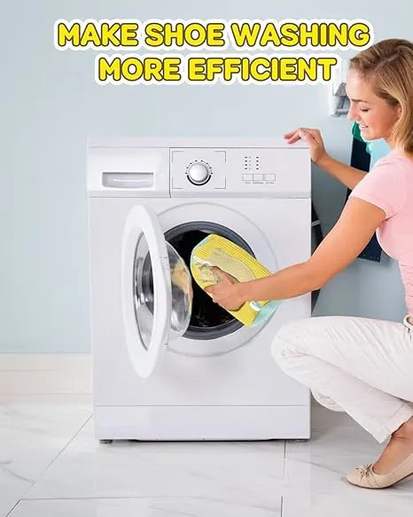 Shoe washing machine bag